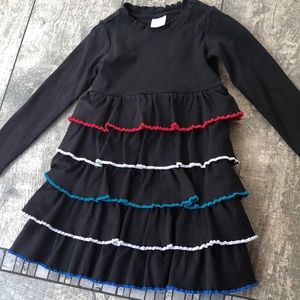 Hanna Andersson Rainbow Tier Dress- NWOT